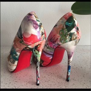 Authentic Christian Louboutin Patent Trash Do Kate